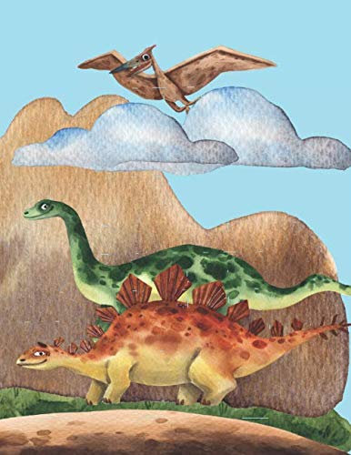 Dinosaur - Fantastic Fun Beasts College Ruled Notebook: Composition Notebook For Notes, Writing, Essays, Doodling, Gifts and more!