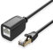 CableCreation Cat8 Ethernet Extension Cable, RJ45 Shielded Male to Female Extender,High Speed 40Gbps 2000Mhz FTP Patch Cord, UV Resistant LAN Cable,3M/10FT,Black