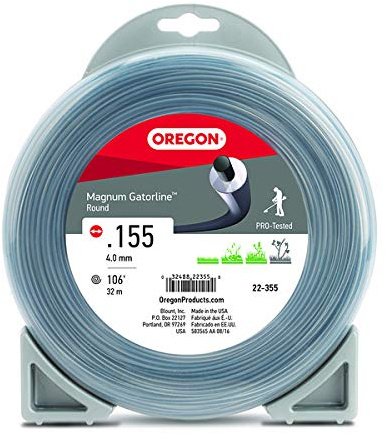 Oregon Trimmer Line - 22-355 - Magnum Gatorline - Round - .155 Gauge, 1 lb. Donut, 107 Feet