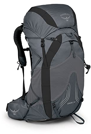 Osprey Herren Exos 38 Rucksack, Wolframgrau, Small/Medium