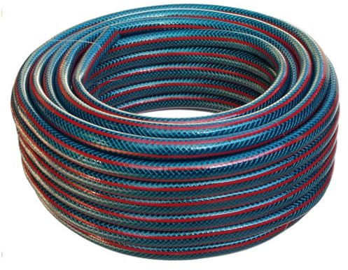 Gartenschlauch 4 lagig Wasserschlauch Schlauch 1/2 3/4 1 15m 20m 25m 30m 50m (1/2 Zoll, 50 Meter Blau)