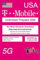 USA SIM-Karte 9 Tage. T-Mobile-Netz mit unbegrenztem Highspeed-Datenvolumen in 5G/4G/LTE | Unbegrenzte Anrufe und SMS innerhalb der USA (einschließlich Hawaii). 5G SIM-Karte!