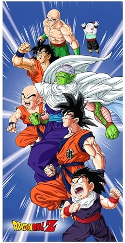 Arlis Strandtuch oder Badetuch Dragon Ball Z (Handtuch Dragon Ball in Blau)