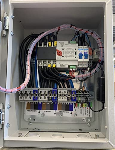 Automatischer Schalter mit doppelter Stromversorgung, AC 220 V-380 V, 3 P, 100 A, ATS, Solarnetz, automatischer Generator
