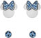 Disney Minnie Mouse Kinder Ohrringe, Edelstahl, Zirkonkristall, Disney Schmuck fur Mädchen