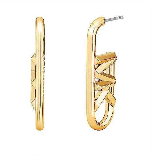 Michael Kors Premium Kors MK Creolen aus goldfarbenem Messing für Damen, MKJ8082710