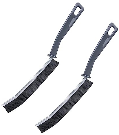 Uezeth Groove Cleaning Brush, Crevice Cleaning Brush, Tiny Window Groove Cleaning Brush, Groove Cleaning Tool, Scrub Bathroom Brush, Detail Cleaner Scrub Brush Tube Brushes for Home Kitchen