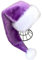 KFZR Weihnachtsmütze für Erwachsene, Deluxe-Weihnachtsmütze (lila)