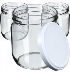 WYSKONT Jars with lids for jars - preserving jars - preserving jars with screw lids - jam jars - preserving jars 200ml - honey jars - mason jars - 56 pieces
