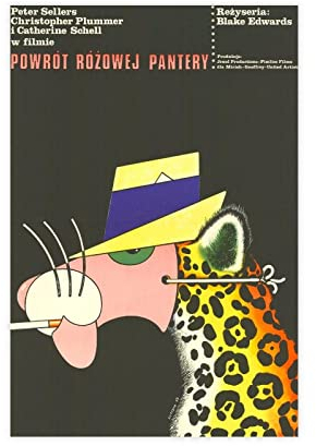 Leinwandposter The Return of The Pink Panther, Schlafzimmer, Dekoration, Sport, Landschaft, Büro, Raumdekoration, Geschenk, ungerahmt, 20 x 30 cm