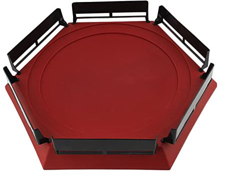 VBESTLIFE Burst Battle Top, Hochwertiges PP-Material, Sicherer Rand, Burst Beystadium (Rot)