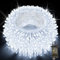 206 FT 500 LED String Lights Outdoor Fairy Lights Plug In Waterproof Christmas Lights with Remote Timer 8 Modes for Xmas Tree Yard Outside Garden House Party Holiday Wedding Decoration-Cool White