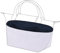 DGAZ Leichter Handtaschen Organizer, Seide und Dupont Papier Innentaschen für Longchamp Le Pliage Original M Lange Griffe Schultertaschen (Blue nuit)