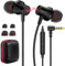 Kopfhörer mit Kabel für Redmi Note 13 Pro 12S 11 5G XiaoMi POCO X6 C65, Stereo Magnetisch Ohrhörer 3.5MM Klinkenstecker 90 Grad Headset Mikrofon für Samsung A15 A14 A13 Galaxy A25 A23 Redmi 13C Pad SE