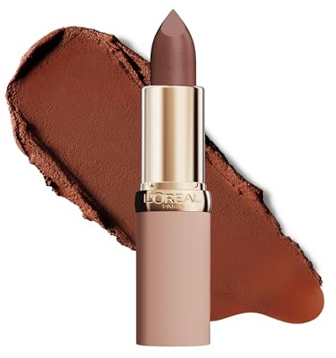 L'Oréal Paris Color Riche Blurred Matte Lippenstift, samtiger Lippenstift mit Weichzeichner-Effekt, feuchtigkeitsspendend & leicht, Multi-Use für Lippen & Wangen, Farbe: 580 Brun Elegance, 1 Stück