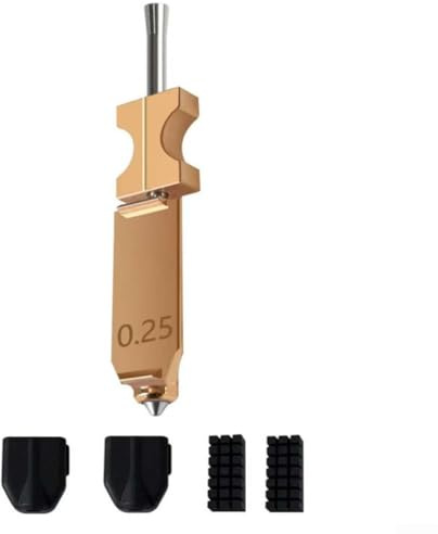 Schnell abnehmbares 3S-Düsen-Set aus Metall für Flashforge AD5X, kompatibel mit FI 6130 6140 6230 6240 Druckermodellen für Scanner-Wartung (0,25 mm)