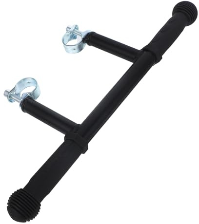 GETAJGHSD Universelle Edelstahl Kinderwagen Schiebestange mit Ergonomischem Griff und Praktischem Zubehör für Kinderwagen und Babywalker bei Täglichen Spaziergängen