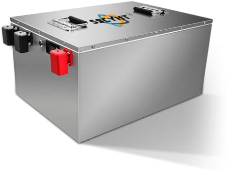 SSCYHT Pacco Batteria al Litio Sostitutivo 8S1P 24V 100Ah 150Ah 200Ah 230Ah 280Ah 300Ah 340Ah LiFePO4 con BMS da 200A per Condizionatori d'Aria da Parcheggio dei Camion