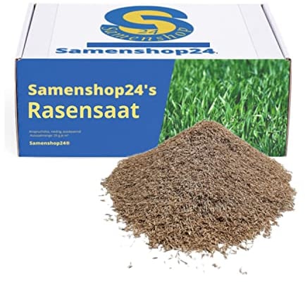 Samenshop24® RSM-Rasensamen 2.3 | Gebrauchsrasen Spielrasen | sehr robust & stark regenerierend | Inhalt 1kg für ca 40 m²