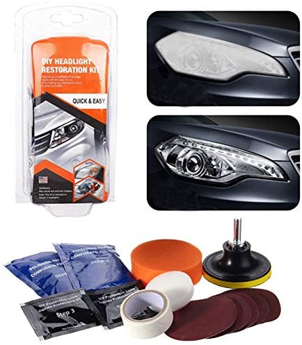 belupai Scheinwerfer-Scheinwerfer-Restaurierungssatz Reparaturen Mattes Scheinwerferglas-Restaurierungsset Geeignet für Autos, Motorräder, Motorräder
