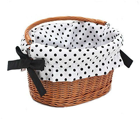 millybo Polka DOTS Stoff Einlage Korb-Einlage Fahrradkorb (140.001)
