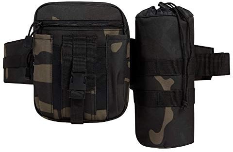 Brandit Waistbeltbag Allround, Gürteltasche mit zusätzl. Flaschenhalterfür Outdoor