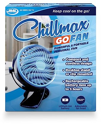 Chillmac Portable Cordless Fan Parent (Black)