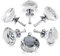 FANSEZQ 6 Kristallgriffe, 30 mm Kristalldiamant-Schubladenschrank-Türgriffe, Möbel-Schubladenschrank-Küchenglastürgriffe, Lagerschränke und Schminktische für Küchen und Büros zu Hause