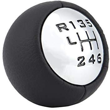 schaltknauf 308,Schaltknauf, 6 Gang Schalthebelknopf Schaltknaufkopf Auto Ersatz Schalthebel Car Gear Knob Stick Head Ersatz für 307 308 3008 407 5008 807 C3 C4 C8
