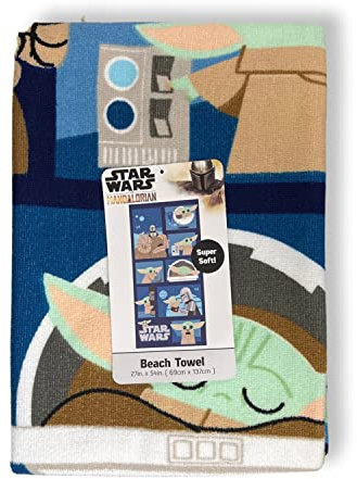 Star Wars the Mandalorian Beach Towel