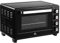 HOMCOM Mini four 1600 W 32 L - thermostat 230°C max - minuteur 60 min - 3 modes de cuisson - 4 accessoires inclus - acier inox. métal verre trempé noir