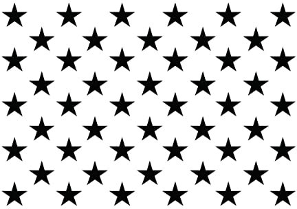LiuliuBull 1 Pack 17,7 * 12in Große Größe Amerikanische Flagge 50 Sterne Schablone Vorlage for Malerei auf Holz, Stoff, Papier, Airbrush, Wände, Kunst, Handwerk, for Flag Day, Unabhängigkeitstag
