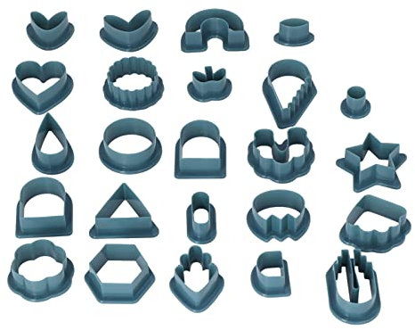 Lot de 142 Emporte-PièCes en Argile PolymèRe Multi-Formes Emporte-PièCes en Argile PolymèRe en Plastique Outils de Coupe en Argile PolymèRe pour la Fabrication de Bijoux et de Boucles D'oreilles en