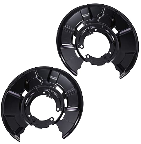 ATEC Germany 2x Ankerblech hinten links & rechts Spritzbelch Deckblech für Bremsscheibe Kompatibel mit BMW 1er (E81)(E87)(F20)(F21)(E88)(E82), 3er (E90)(E93)(E92)(E91)(F30, F80)(F31)(F32, F82)(F36)