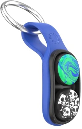 PopSockets PopPuck - Trick Magnet y Fidget Toy con Dos Discos Magnéticos Incluidos, Blue Jar
