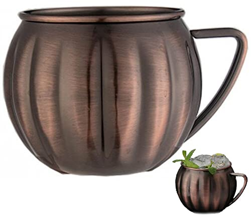 700 Ml Kürbis Kupferbecher Metallbecher Tasse Edelstahl Bier Wein Kaffee Kaffee Tasse