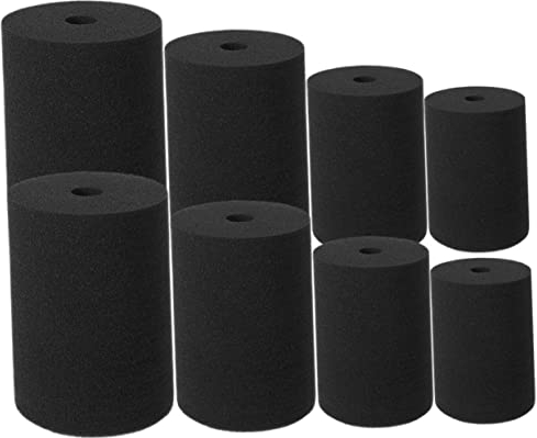 HAPINARY 8 stücke Zylindrische Schwamm Tumbler Turner Schwamm Flexible Schaum Tasse Schwamm Tumbler Schwarz Tasse Flex Tools Cup Turner Schwämme Einsatz Schwamm für Cup Turner Zylinder