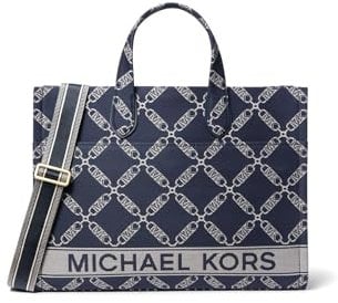 Michael Kors Women Gigi Hand Bag, Navy Mehrfarbig