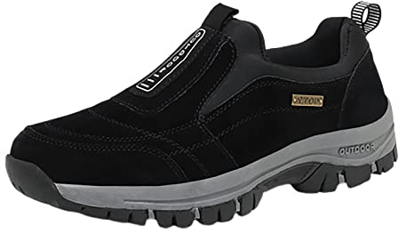 Fulidngzg Wanderschuhe Herren Wasserdicht Winter Atmungsaktive Wanderstiefel Orthopädische Motorrad Halbschuhe Wolken Wanderschuhe Fersensporn Bergschuhe Walking Leichte Trekkingschuhe Outdoor Schuhe
