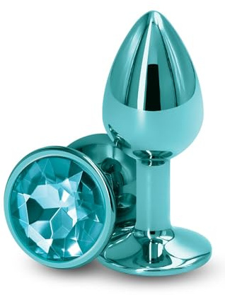 NS Novelties Rear Assets Small Teal Analplug