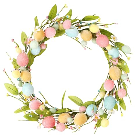 Ostern Simulation Blumenkranz Exquisite Handgemachte Schöne Blumen Stirnband Mit Dekoration Für Festliche Atmosphäre Ostern Blumenkranz
