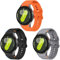 Correa para Galaxy Watch 7/6/5/4 40mm 44mm/7 FE 40mm/Watch 6 Classic 43mm 47mm/Watch 5 Pro 45mm/Watch 4 Classic, 20mm Sin Espacios Correas Deportiva de Silicona Suave