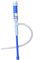 Bomba de Transferencia de Líquido Eléctrica Extractor de Combustible Inalámbrico Extractor de Aceite Portátil con Manguera de 16 Pulgadas (BLUE)