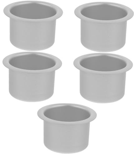 TOYANDONA 5pièces Porte-gobelet Métal pour Canapé avec Support pour Boissons Porte-Coupes Multifonctionnel pour Fauteuils Inclinables Et Canapés Couleur Argentée
