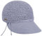 Seeberger Uni Rollable Crochet Cap Damencap Sommercap Sonnencap Sonnenvisor Strohcap Strandcap (One Size - lila)