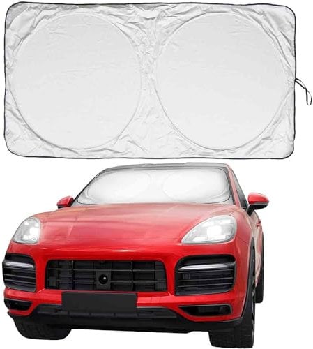 Parasole Auto Parabrezza Interno, 150 x 70 cm, Pieghevole, Riflettente, Protezione UV