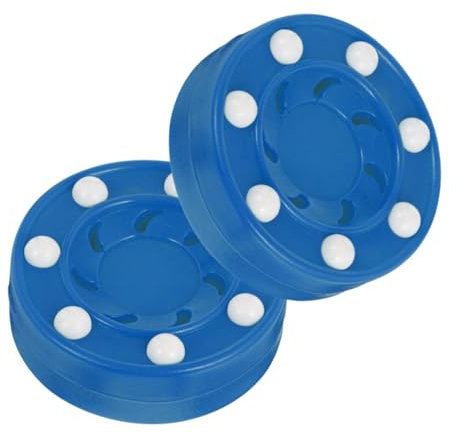 JUMPLAWN 2stücke Teiliges Roller Hockey Puck Mit Stoßfestem Kern Hoher Stabilität Und Niedriger Reibung Professionell Für Training Und Street Hockey Geeignet Für Spieler Teams Und Vereine