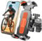 Rolgno Handyhalterung Fahrrad, [Schnell-Auslöse & 360° Drehbar] Handyhalterung Motorrad, Sicherer Schloss Handyhalter Fahrrad, Universaler Bike Phone Holder für 4,7-6,9 Handys