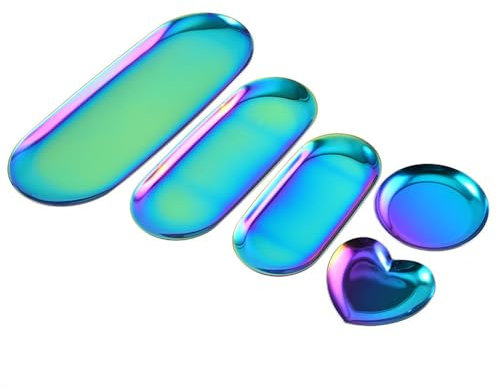 LVUNZJCA Vassoio Portagioie Vassoio Europeo Piatto Ornamentale Piatto di Frutta Dim Sum per Soggiorno