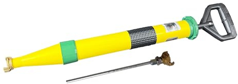 Kit di iniezione: pompa a mano dritta GEKA + raccordo in acciaio da 10 mm – per malta, fughe, resine e sospensioni, ideale per lavori di tenuta e installazione (pompa dritta + raccordo da 10 mm)